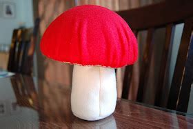 "C" is for Crafty: Felt Mushroom Tutorial