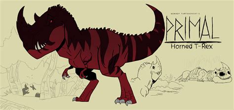 Genndy tartakovsky primal Horned T-Rex by LilburgerD4 on DeviantArt