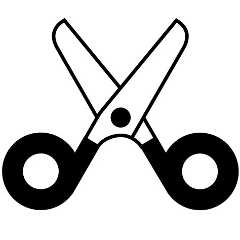 Free Black And White Scissors Clipart, Download Free Black And White Scissors Clipart png images ...