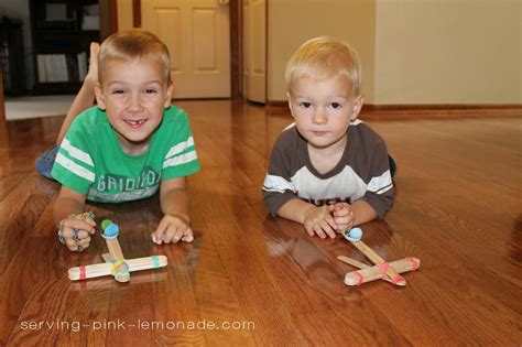 Serving Pink Lemonade: Craft Stick Catapult