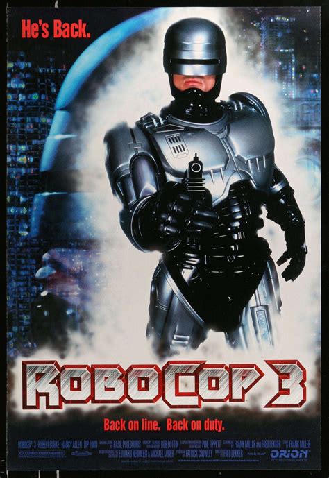 Robocop 3 (1993) Original One-Sheet Movie Poster - Original Film Art ...