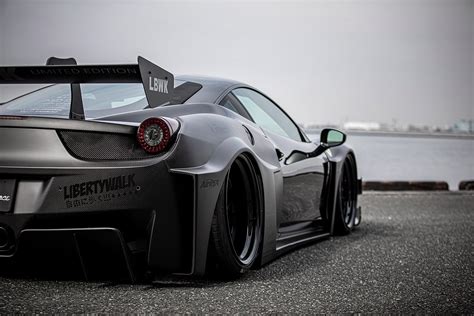 Liberty Walk LB-Silhouette GT Rear Bumper for Ferrari 458 Italia ...