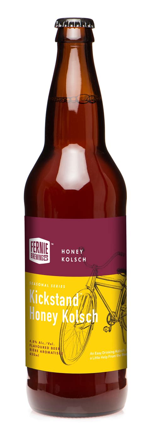 Fernie Brewing Co Re-Brands and Releases the Kickstand Honey Kolsch | Beer Me British Columbia