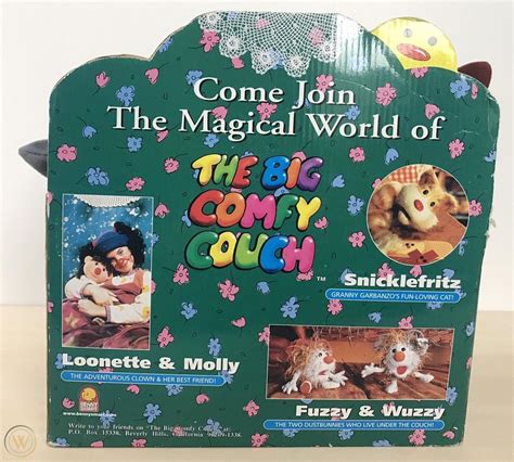 1997 The Big Comfy Couch Dust Bunnies Fuzzy & Wuzzy Plush New In Box | #1911005785