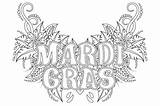 Mardi Gras Coloring Pages With Flower Graphic By Kohinoor Design  sketch template