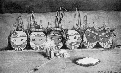 Indian Tribal Ceremonies | Hopi Ceremonies: Six Masks Worn by the Sumaikoli | American indian ...