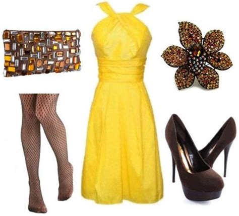 1000+ images about Yellow and Brown outfits on Pinterest