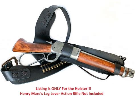 Henry 1892 Mare's Leg Lever Action Rifle Leather Holster - Mares - Denix Replica | eBay