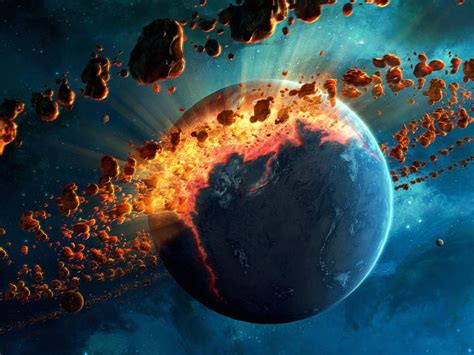 Asteroid Explosion Wallpaper, HD Space 4K Wallpapers, Images, Photos ...