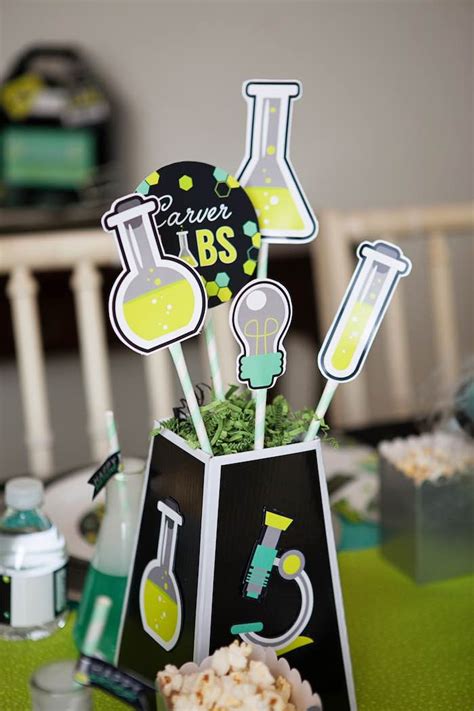 Kara's Party Ideas Science Lab Birthday Party | Kara's Party Ideas