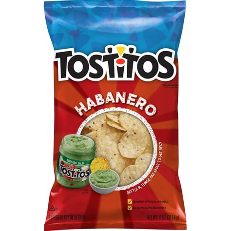 Tostitos Habanero Flavored Tortilla Chips, 11 oz - Walmart.com ...