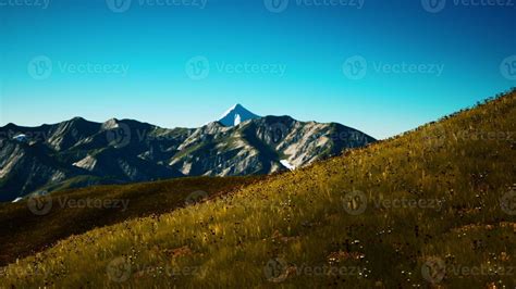 panoramic view of alpine mountain landscape in the Alps 5635169 Stock ...