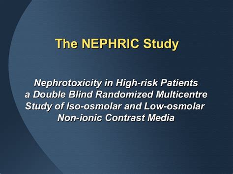 Contrast Induced Nephropathy