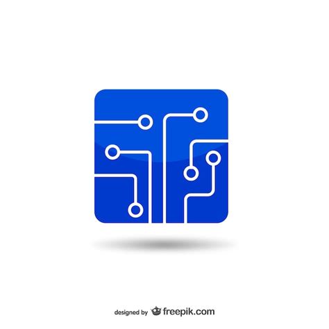 Abstract Circuitry Nodes Icon Images - Free Download on Freepik