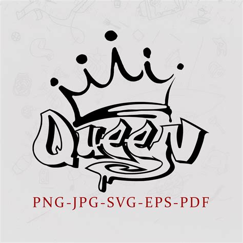 Queen Graffiti, Graffiti Svg Instant Digital Download JPEG,PNG, SVG ...