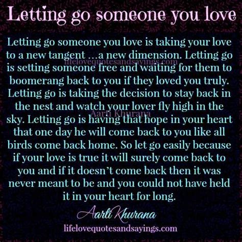 Quotes About Letting Go Of Someone You Love. QuotesGram