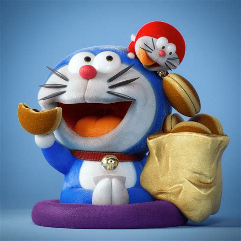 ArtStation - tribute to Doraemon and mini Dora