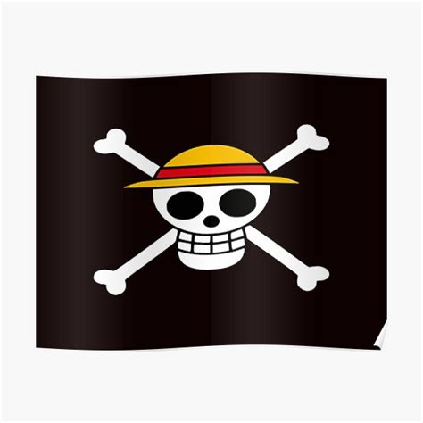 Straw Hat Pirates Jolly Roger Posters | Redbubble