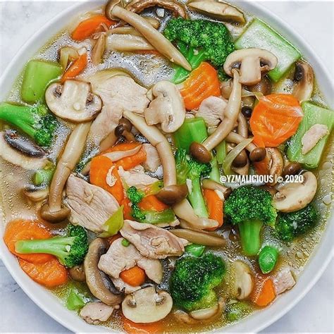 Resep Masakan Rumahan Ayam Cah Jamur Brokoli