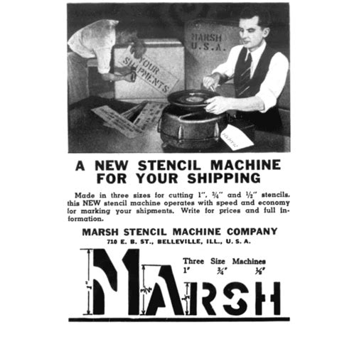 March Stencil Machine Co. Advert, 1941