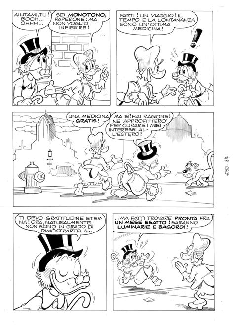 Guido Scala - Scrooge and Brigitta McBridge (from Topolino #1050 - Jan ...