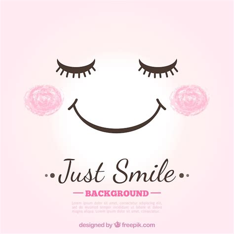 Free Vector | Cute smile background