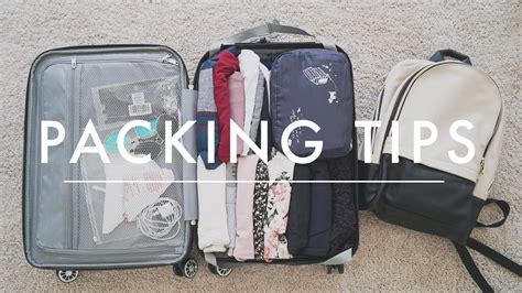 Travel Packing Tips | How to Pack a Carry-On + Packing Checklist Download - YouTube