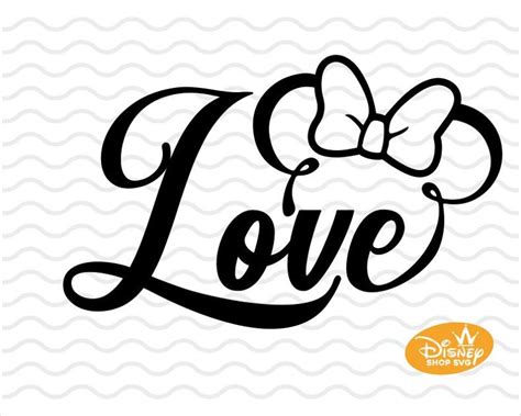 Love Disney Svg / Love Disney Dxf / Love Disney Cut / Love - Etsy