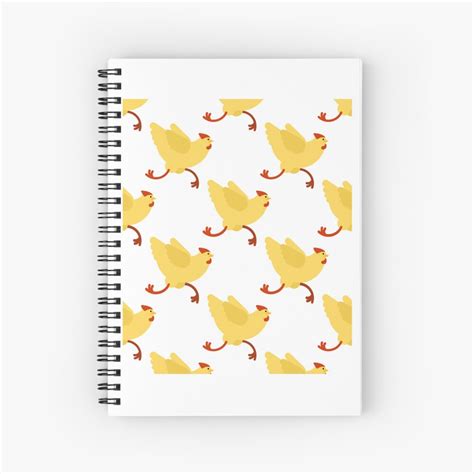 "running chicken meme,chicken running,meme" Spiral Notebook for Sale by Verser | Redbubble