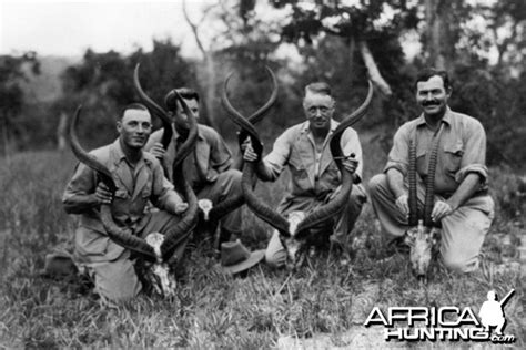 Ernest Hemingway on safari in Tanganyika, 1934 - My Photo Gallery