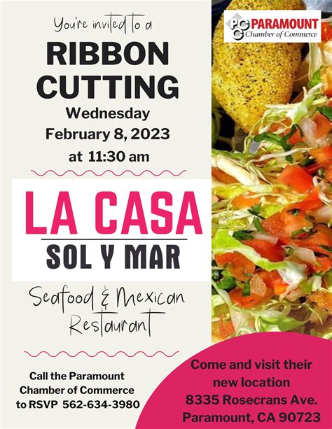 La Casa Sol y Mar Seafood & Mexican Restaurant - Paramount Chamber