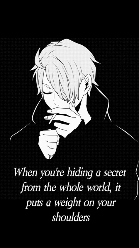 Sad Anime Boy Quotes