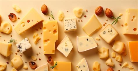 Premium AI Image | Several varieties of cheese elite varieties of ...