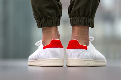 adidas Stan Smith OG Primeknit White Red - Sneaker Bar Detroit