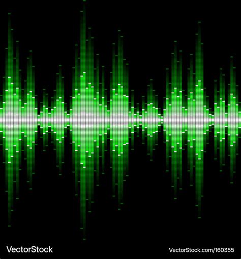 Sound waveform Royalty Free Vector Image - VectorStock