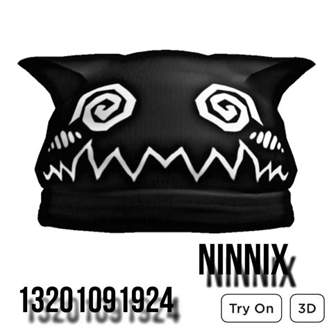 Cute Black Monster Beanie