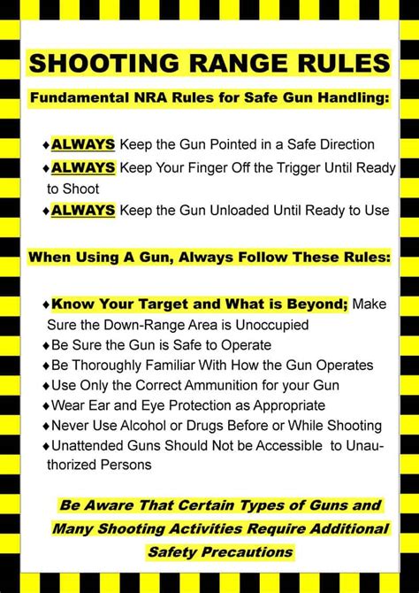 Firearms Safety Rules – Mizpah Security Training