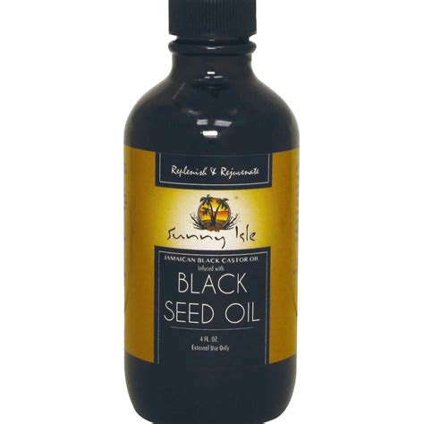 Sunny Isle Jamaican Black Castor Oil Infused With Black Seed Oil 4 Oz ...