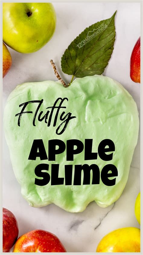 💛 Easy, Fluffy Apple Slime Recipe for Fall