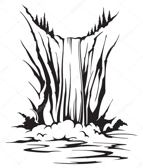 Waterfall — Stock Vector © SlipFloat #22451305