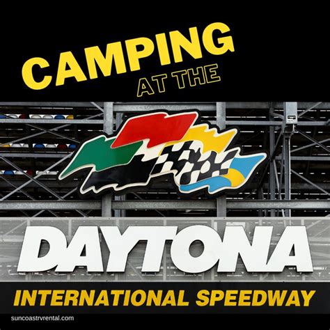 Camping at the Daytona Speedway | Speedway, Rv rental, Camping