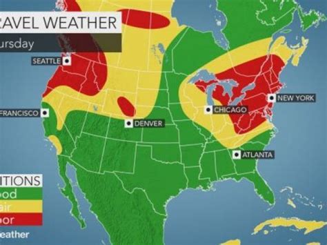 Holiday Travel Forecast: Precipitation Later in the Week | New Canaan, CT Patch