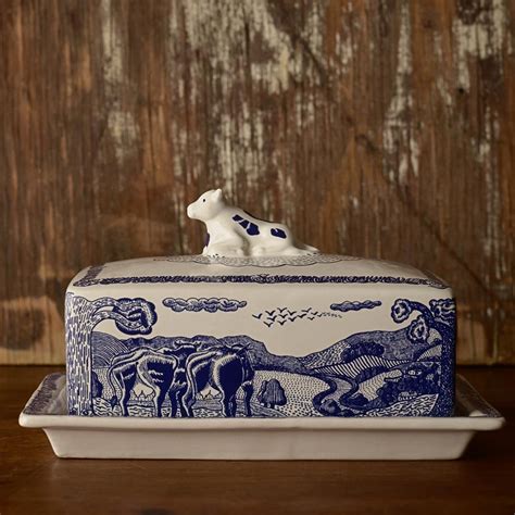 CERAMIC BUTTER DISH