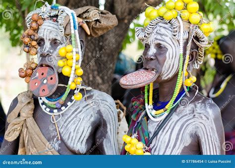 Mursi Woman With Lip Plate Editorial Stock Image - Image: 57786454