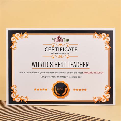 Certificate Best Teacher Kids Certificate Printable Pdf - Bank2home.com