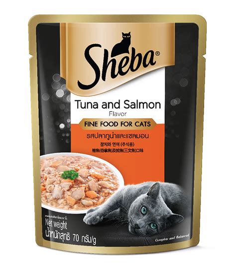 Sheba Tuna & Salmon Pouch 70g Cat Wet Food - Pet Warehouse | Philippines