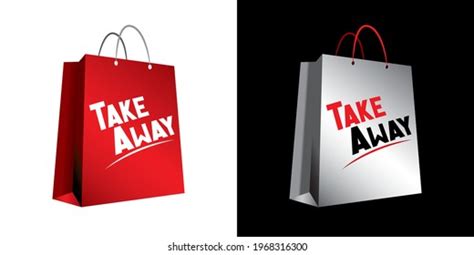 Take Away Bag Drawing Vector Illustration Stock Vector (Royalty Free) 1968316300 | Shutterstock