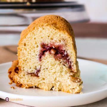 Hazelnut Lingonberry Cake | Spoonabilities Lingonberry Recipes