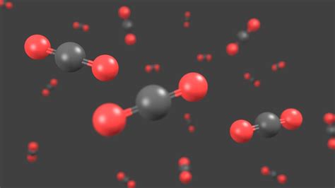 Carbon dioxide molecule - Model 3D model | CGTrader