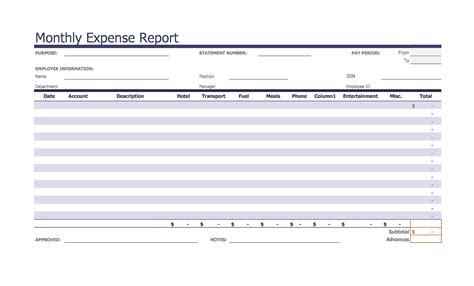 40+ Expense Report Templates to Help you Save Money ᐅ TemplateLab